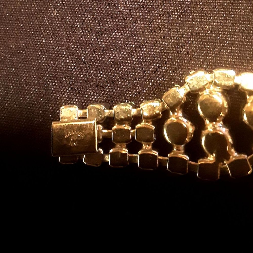 ****SOLD**** Vtg Kramer Bracelet & Waterfall earrings - Picture 8 of 13